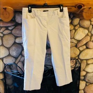 EXPRESS TAN CROP PANTS EUC ❤️